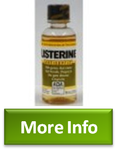 Options Listerine Antiseptic Mouthwash, Original 3.2 Oz / 95 Ml Pack of 6